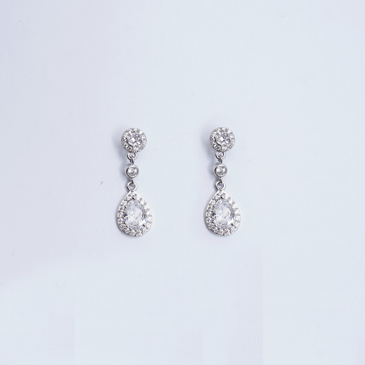 Cascade Silver Earrings