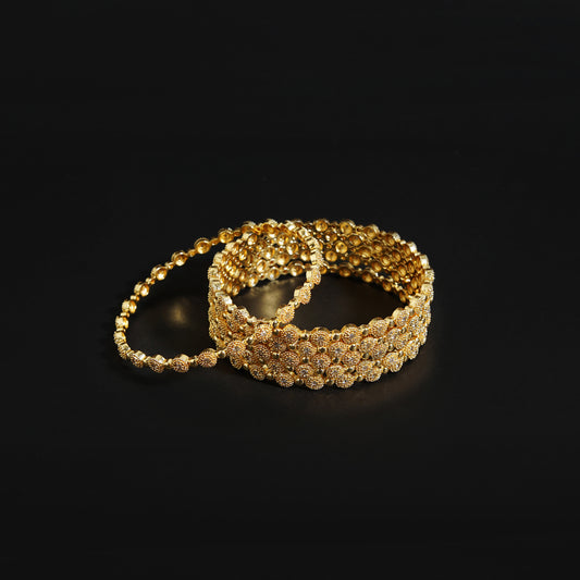 Sun Kissed Golden Bangles