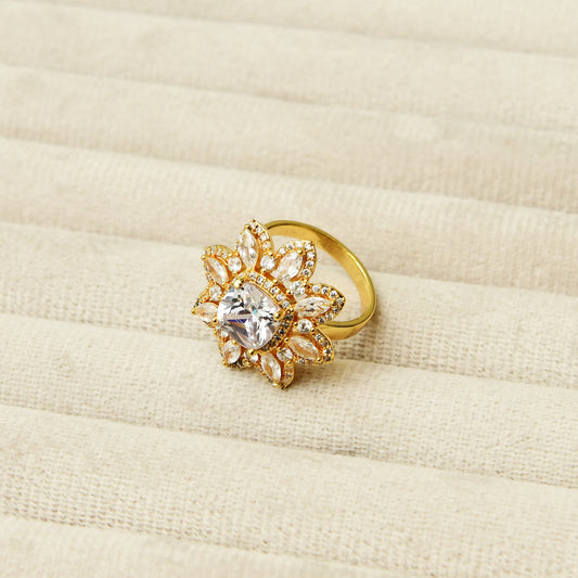 Customary Transparent Zircon Ring