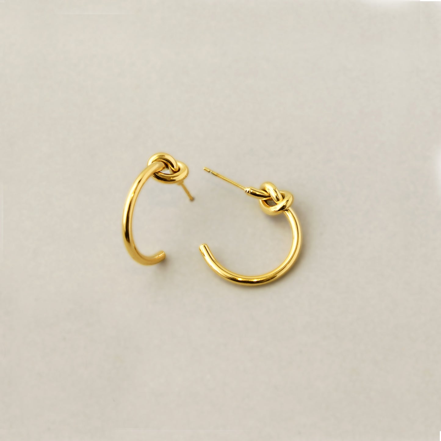 Knotted Elegance Hoops